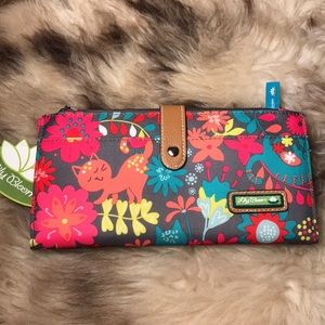 Lily Bloom Liza Travel Wallet with Cute Cats